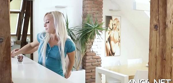  Wicked blonde barely legal Naomi Nevena blows and fucks